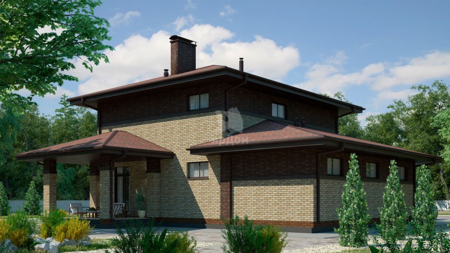 Проекты домов и коттеджей Ллойда Райта м272