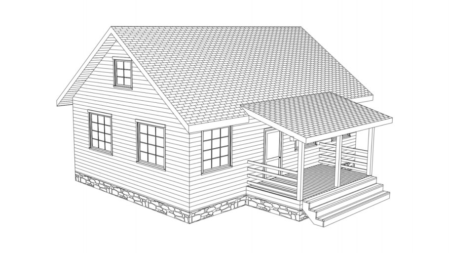 Современный дом на маленьком участке