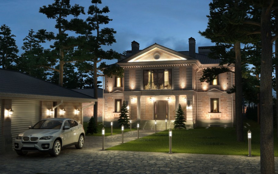 Шикарный дом за городом