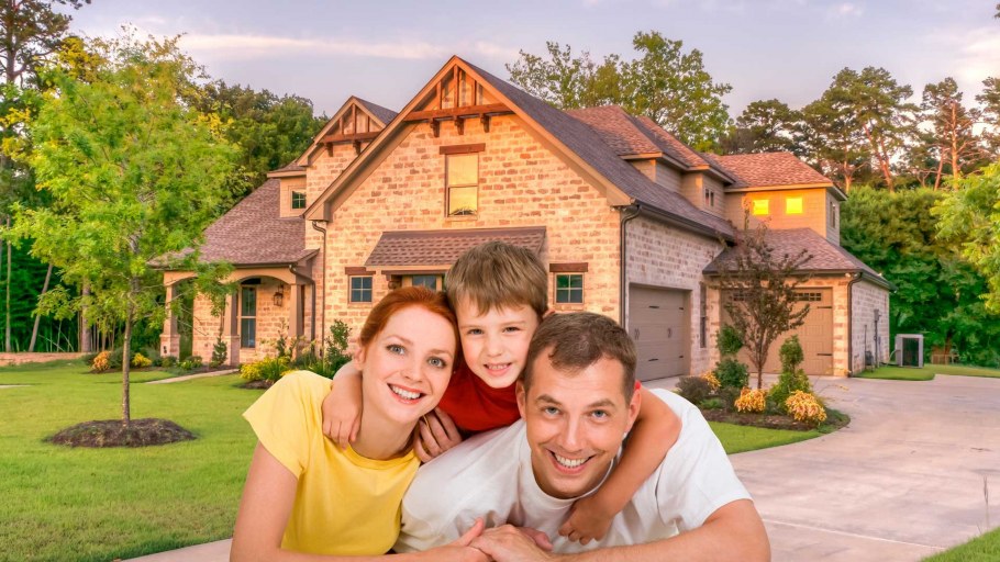 Красивый домик для семьи