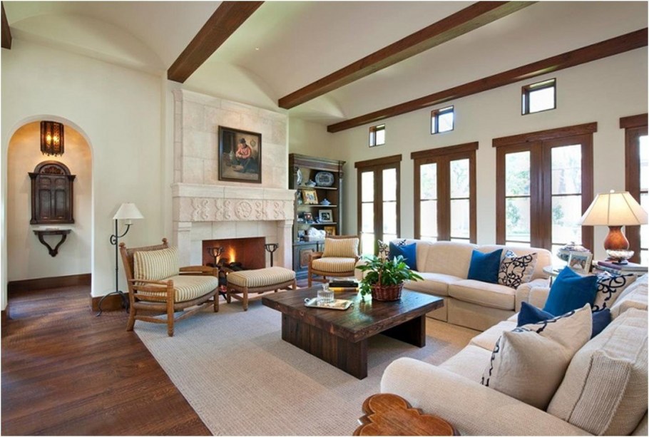 Гостиная в средиземноморском стиле