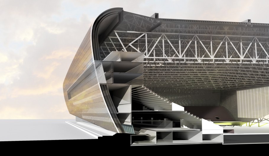 Большепролетное здание проект