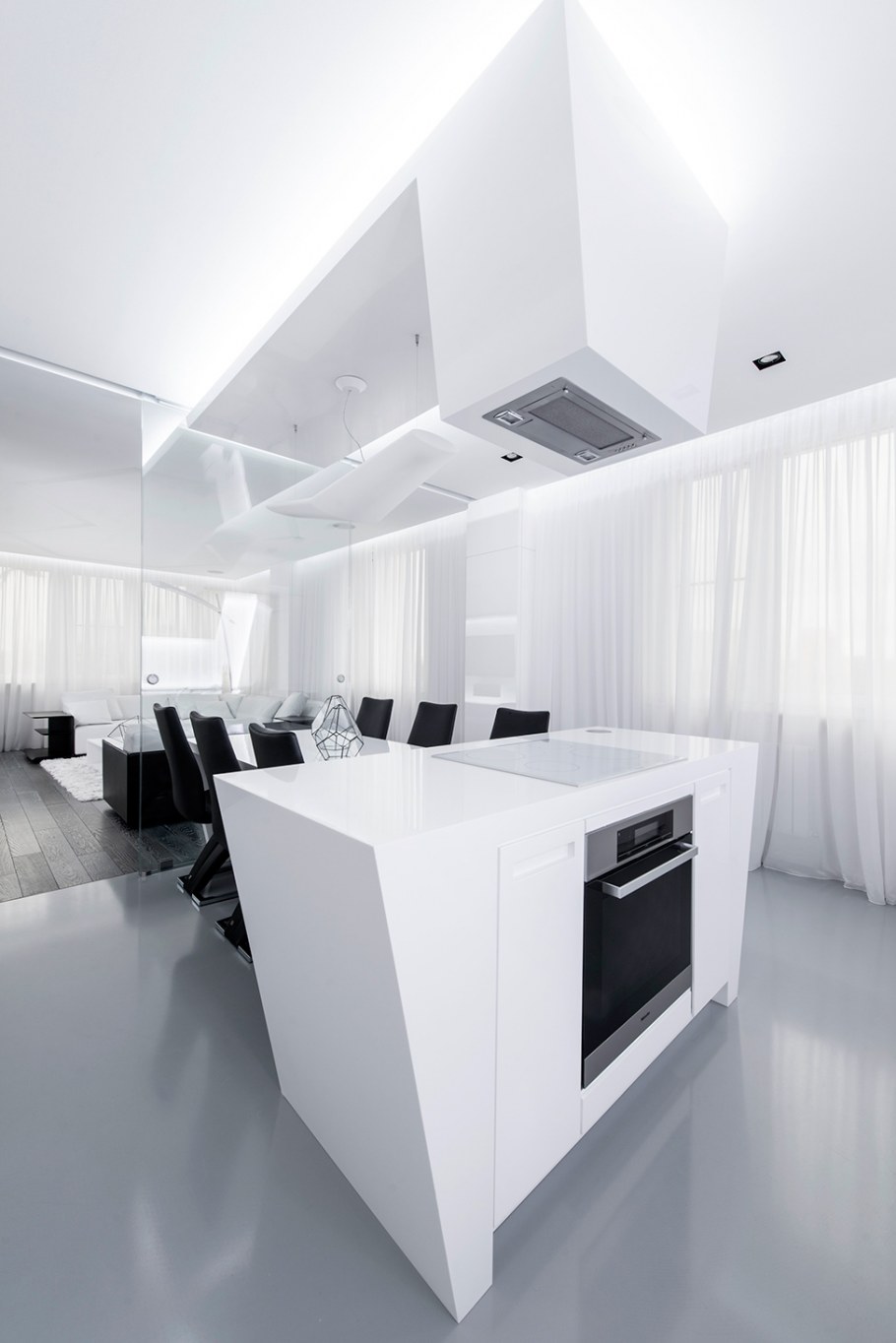 Современный белый интерьер