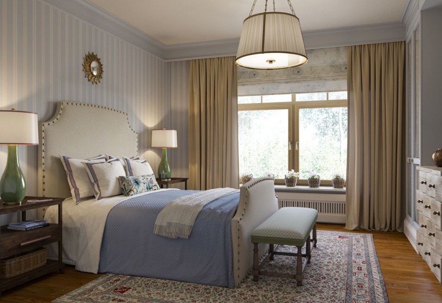 Шторы в американском стиле