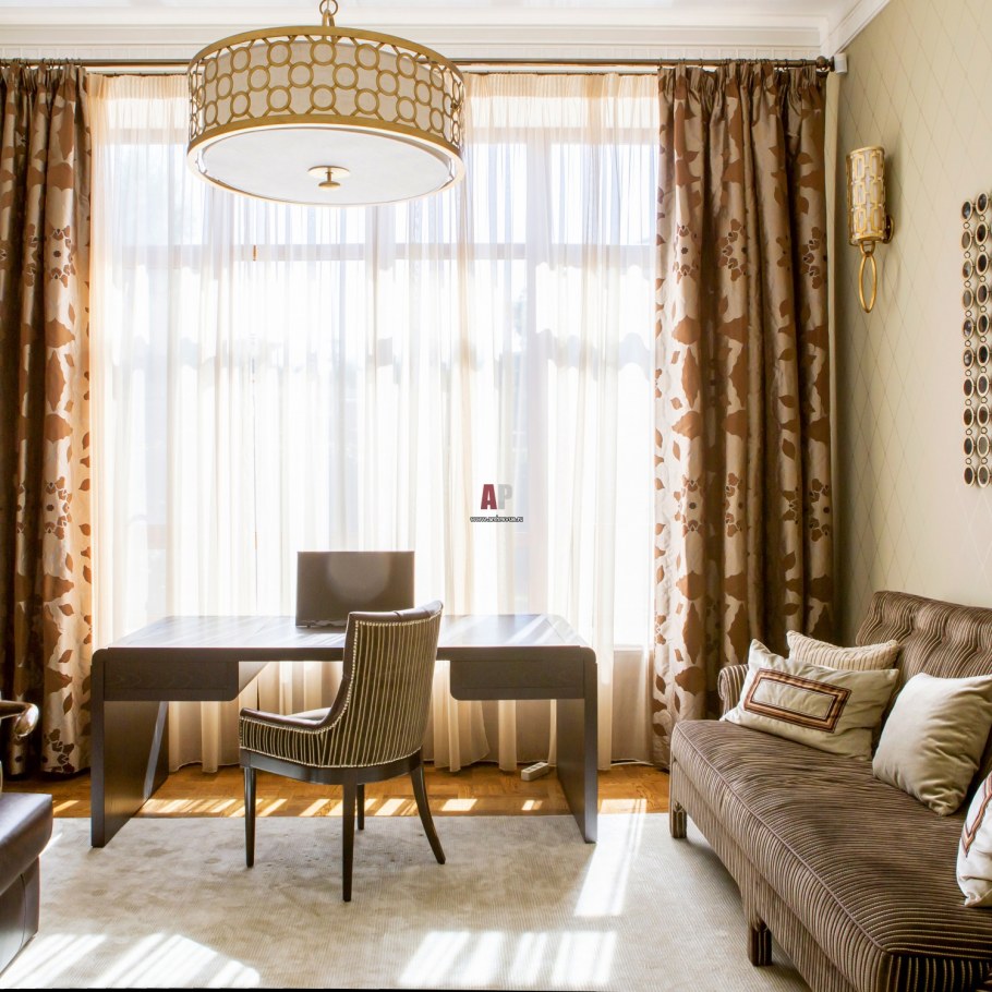 Шторы в американском стиле