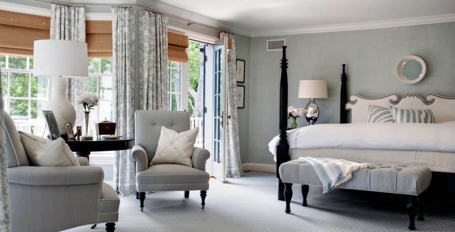 Шторы в американском интерьере