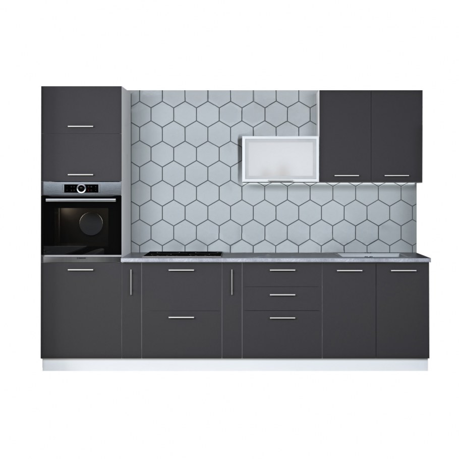 Кухня лофт св мебель серый бетон