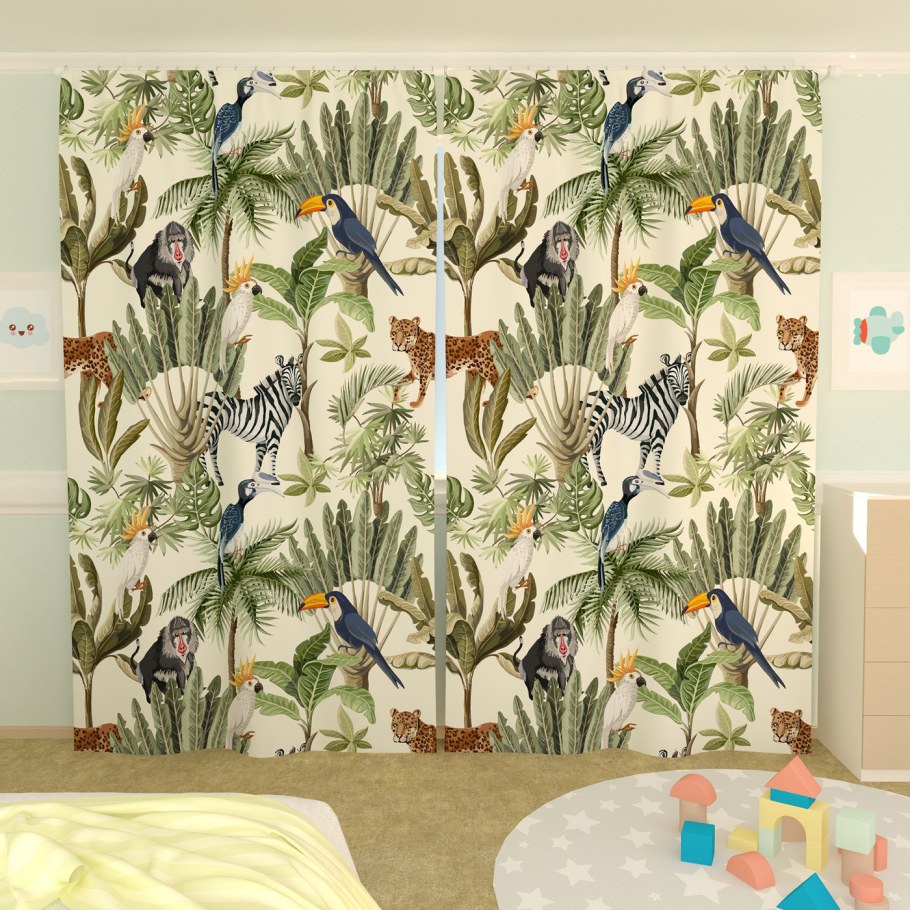 Шторы тропики