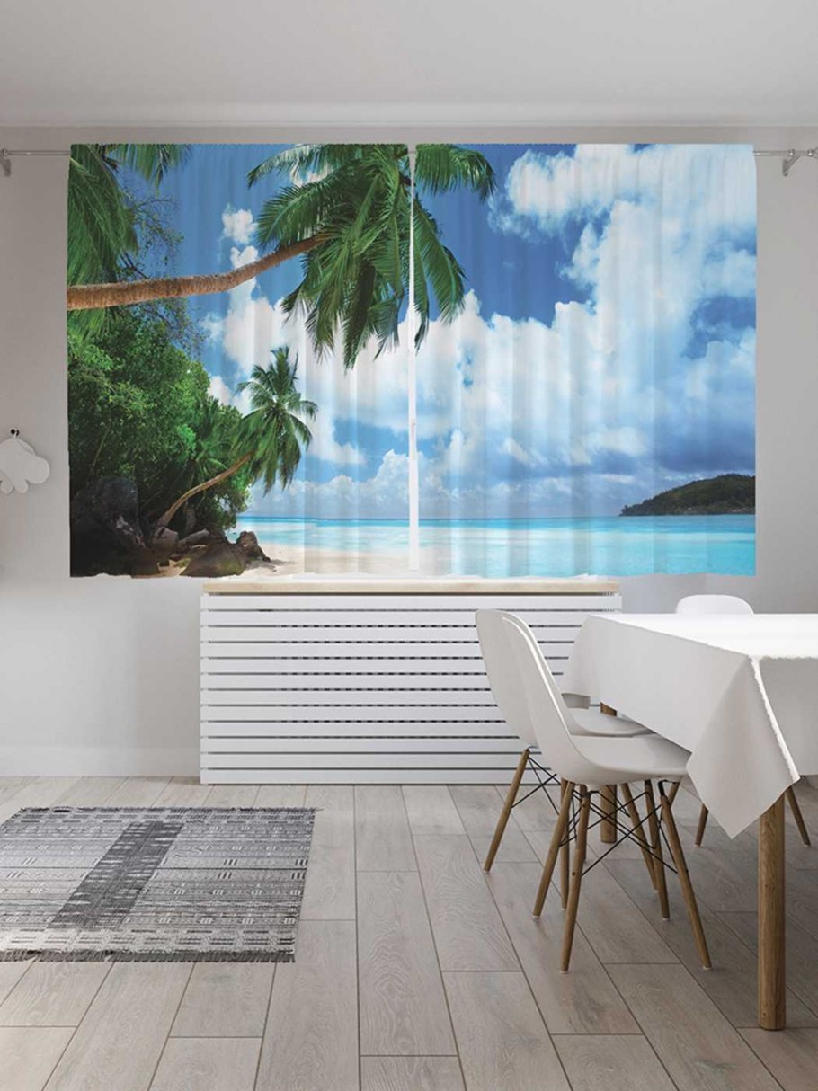 Фотошторы тропический остров