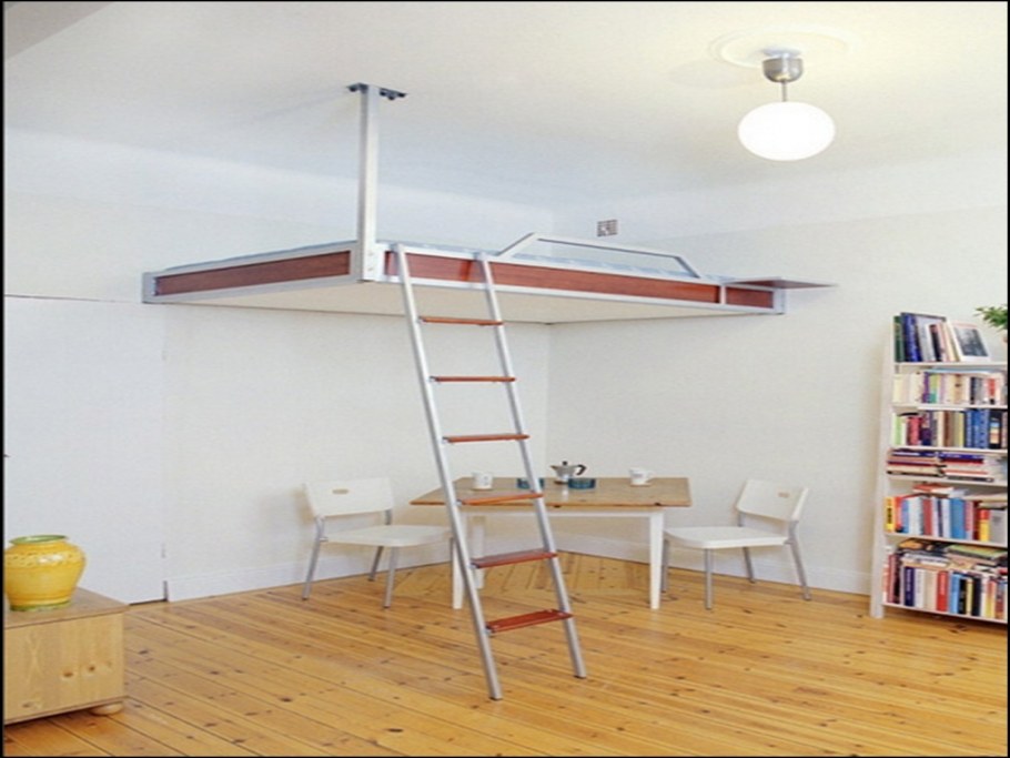 Подвесная кровать чердак