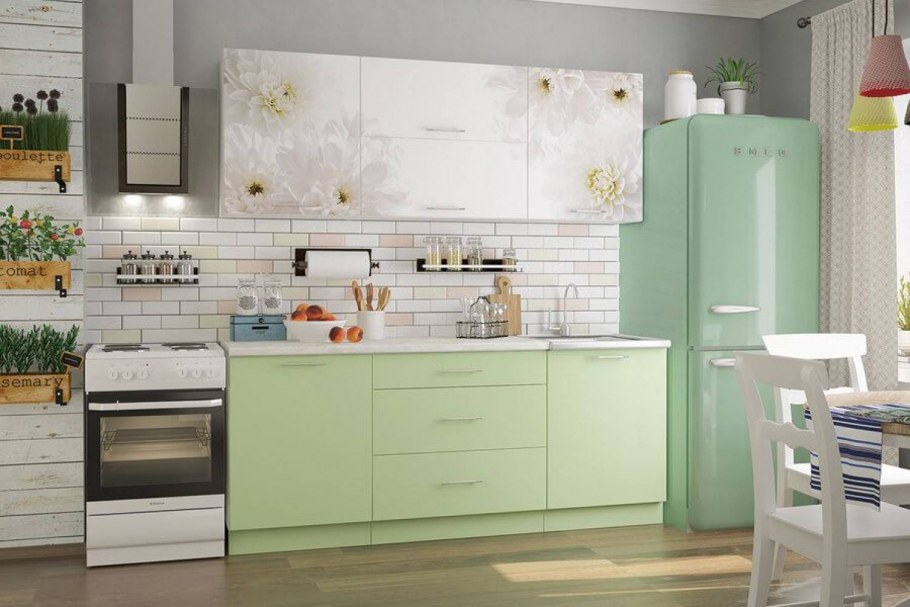 Кухни салатовые