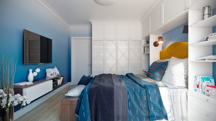 Спальня 9 кв м икеа