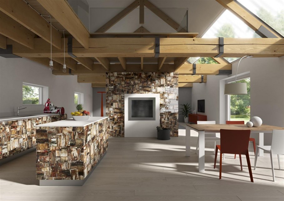 Из натуральных материалов для интерьера дома