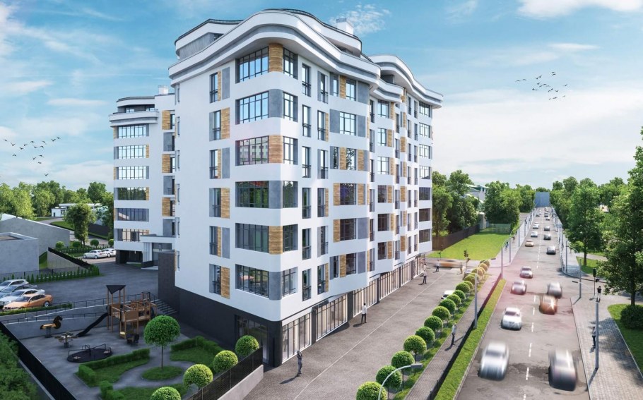 Красивые фасады многоквартирных домов