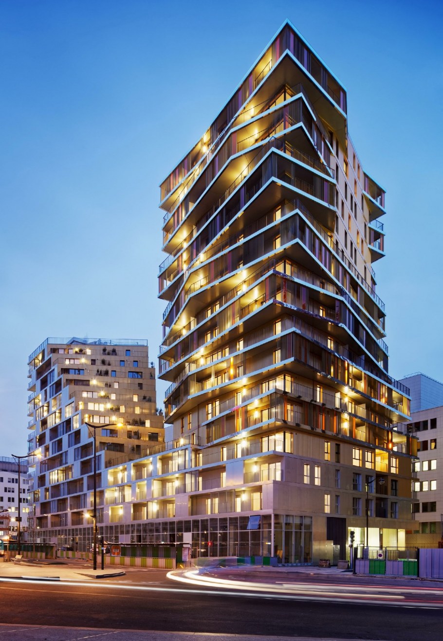 Жилой дом в Париже Hamonic Masson