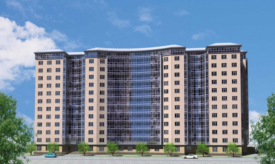 Новый многоэтажный дом