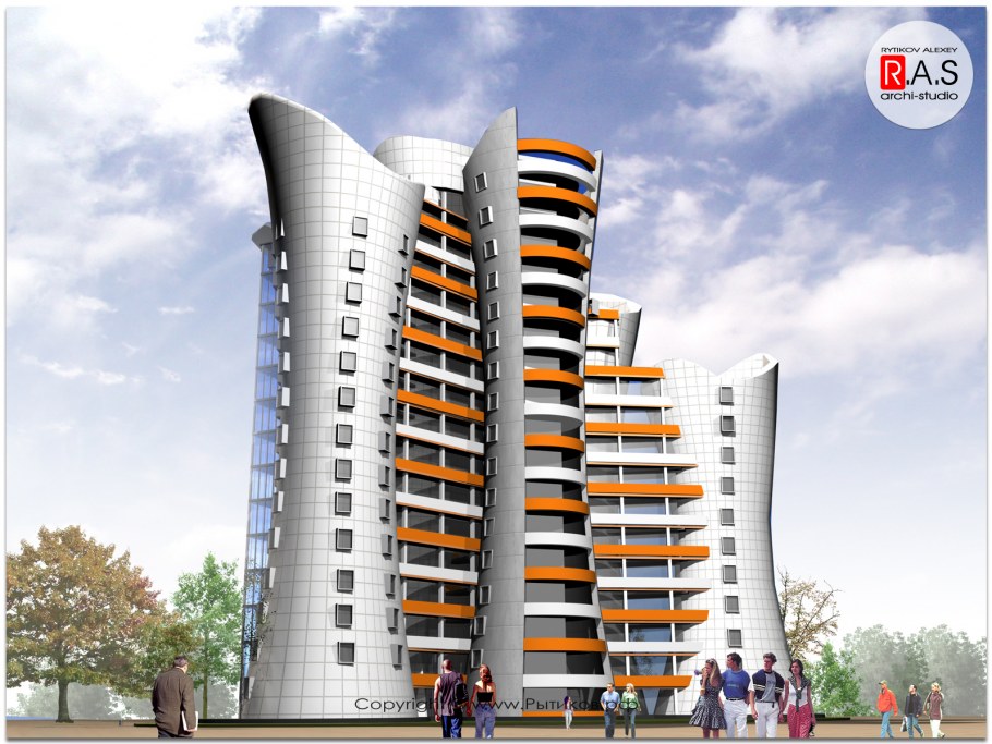 Многоэтажный жилой дом