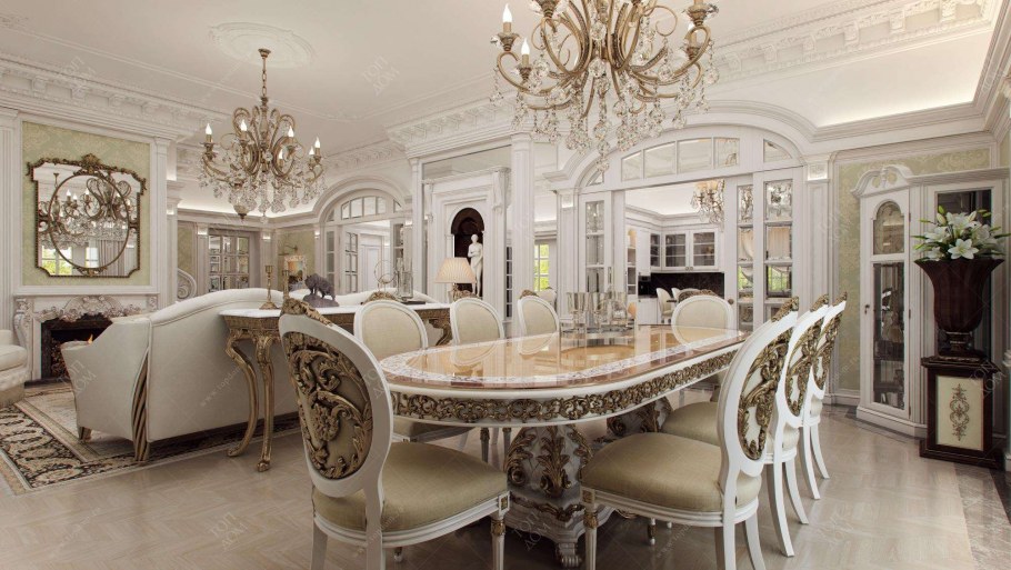 Кухня в дворцовом стиле