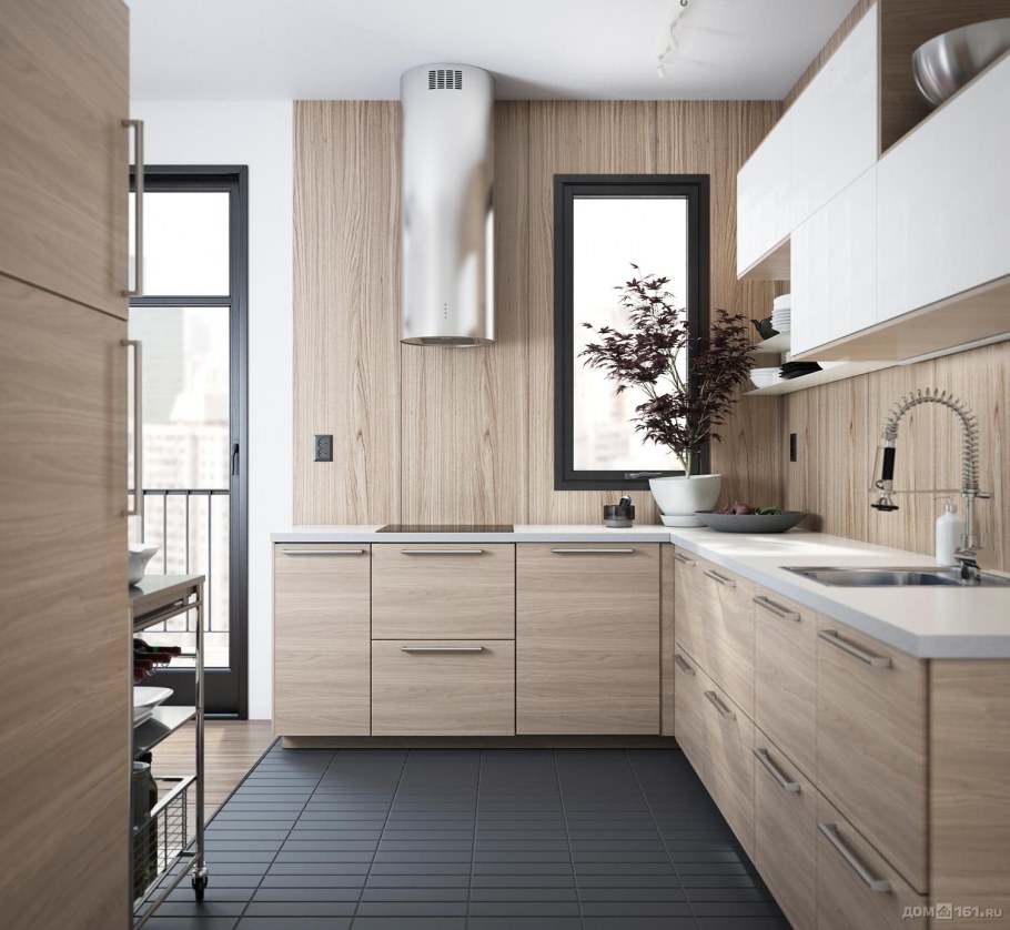 Кухня икеа Брокхульт в интерьере