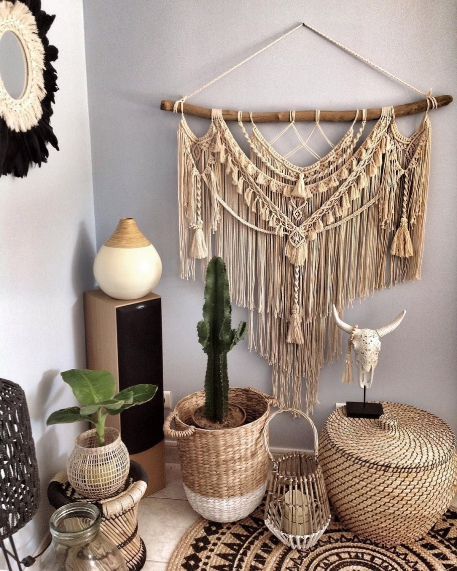 Макраме украшения интерьера