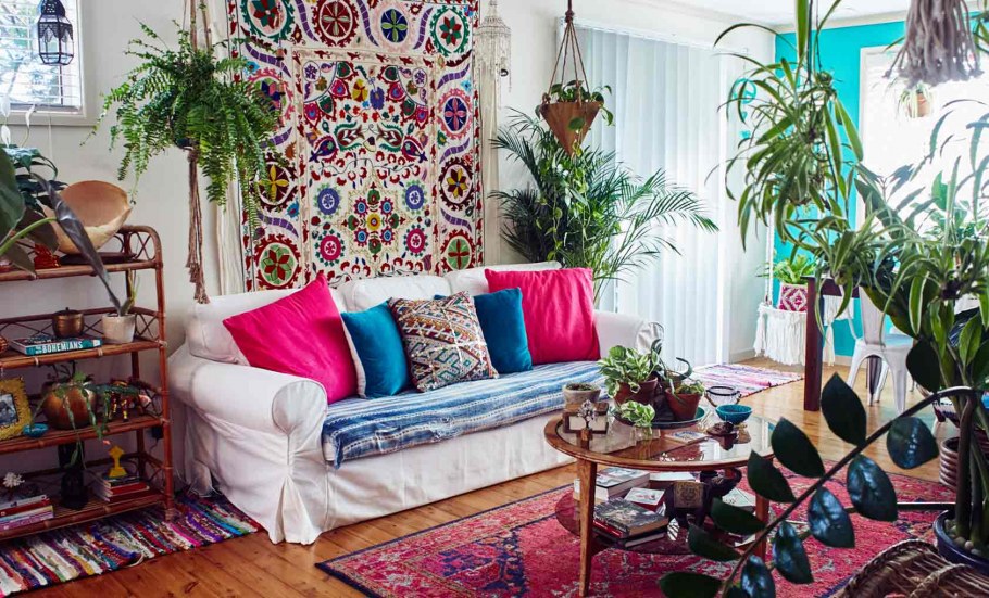 Обои на рабочий стол интерьер в стиле бохо