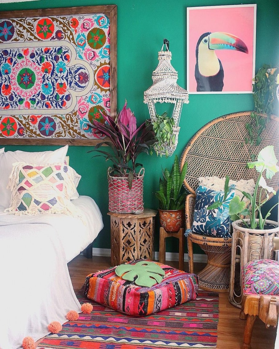 Спальня в стиле бохо Шик Марокко