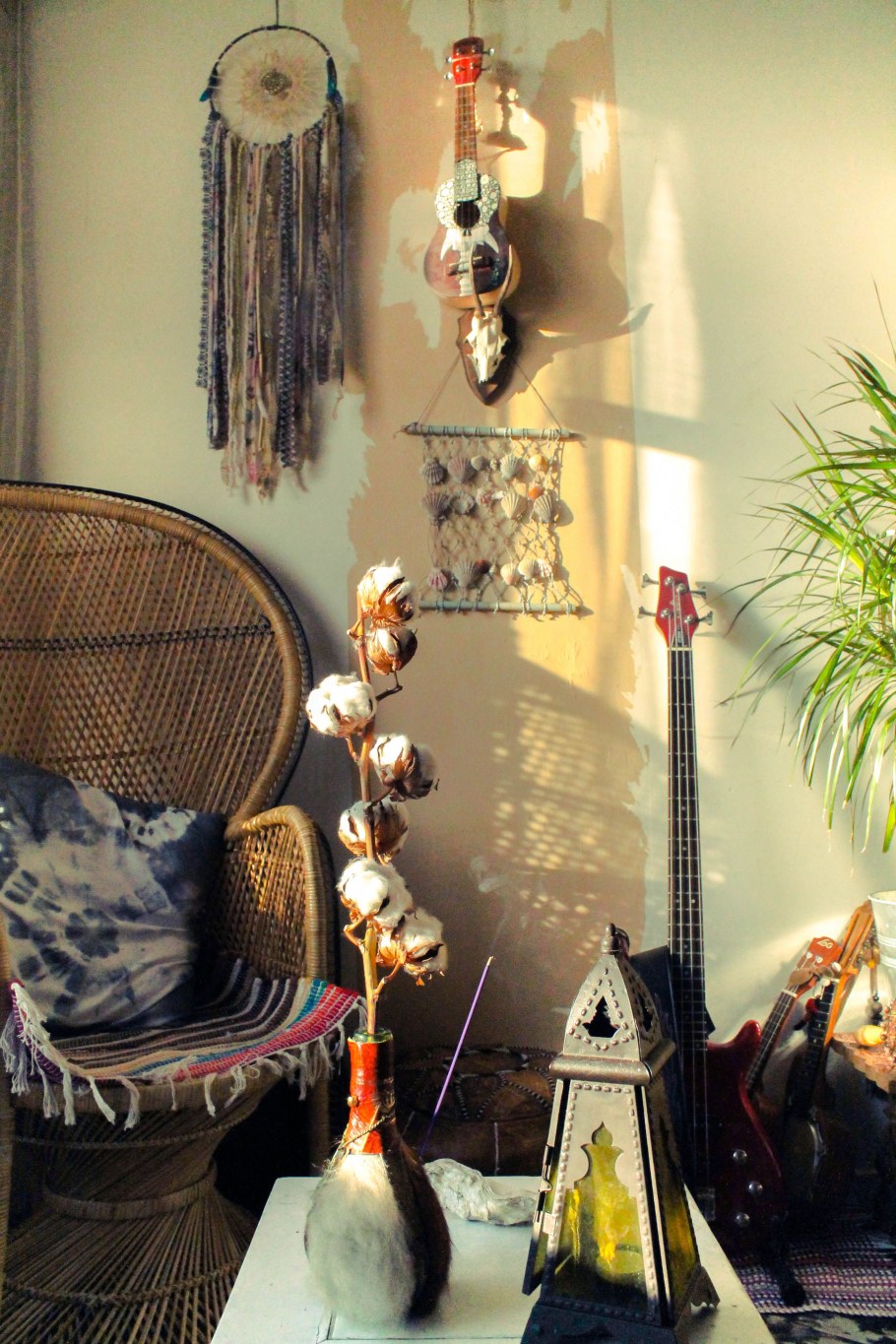 Панно в стиле бохо в интерьере