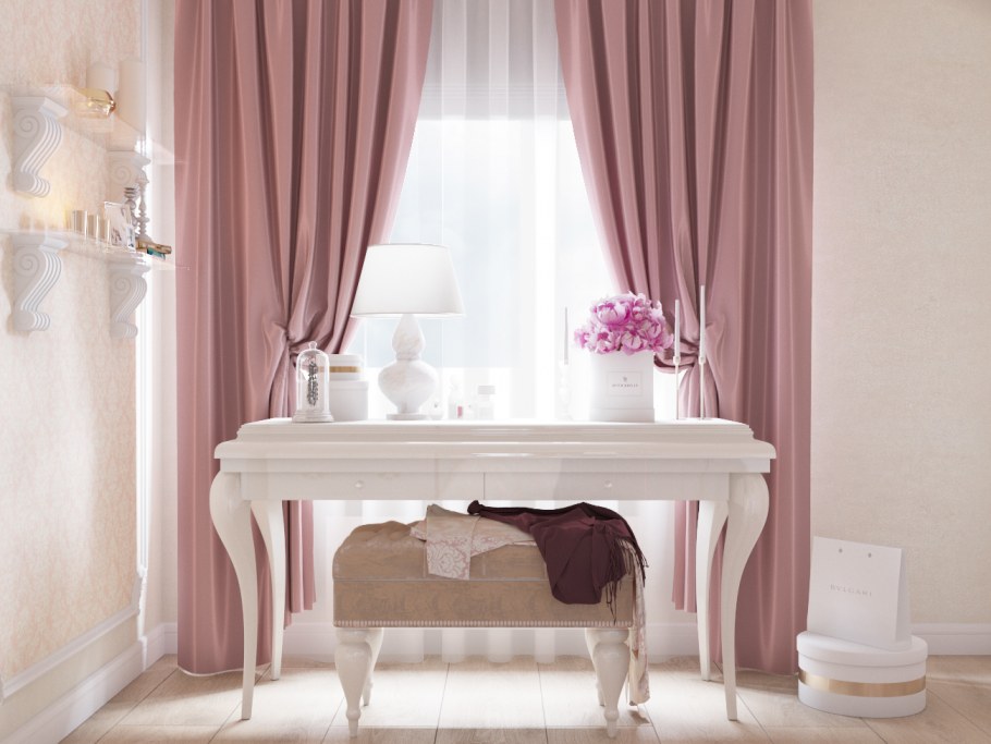 Будуар в эпоху рококо