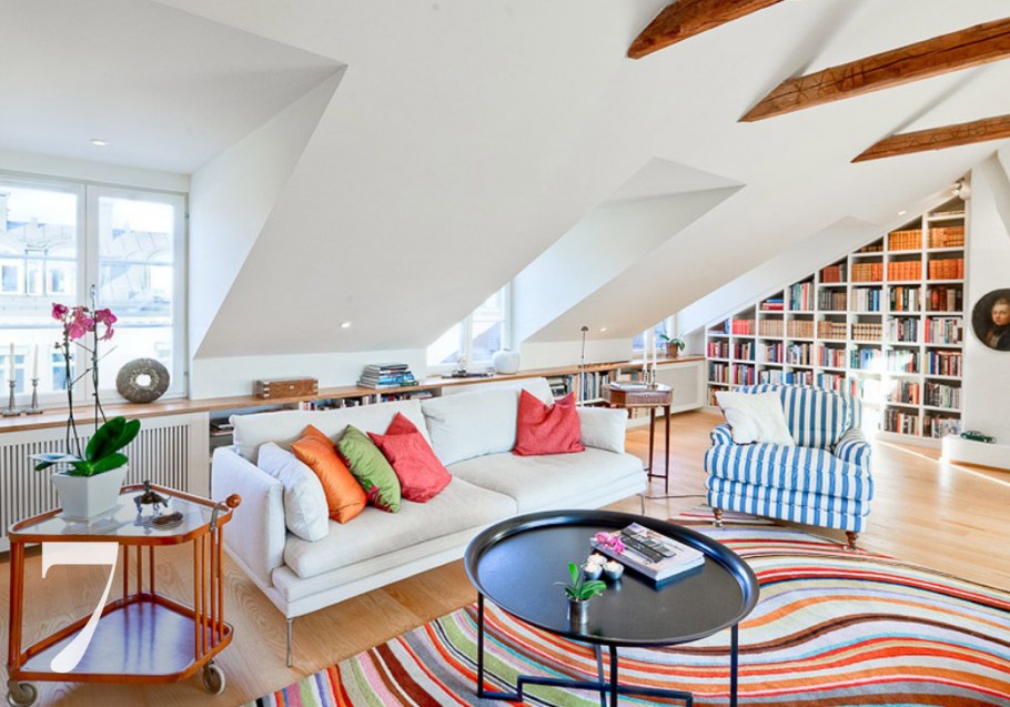 Стропильная ферма с чердаком