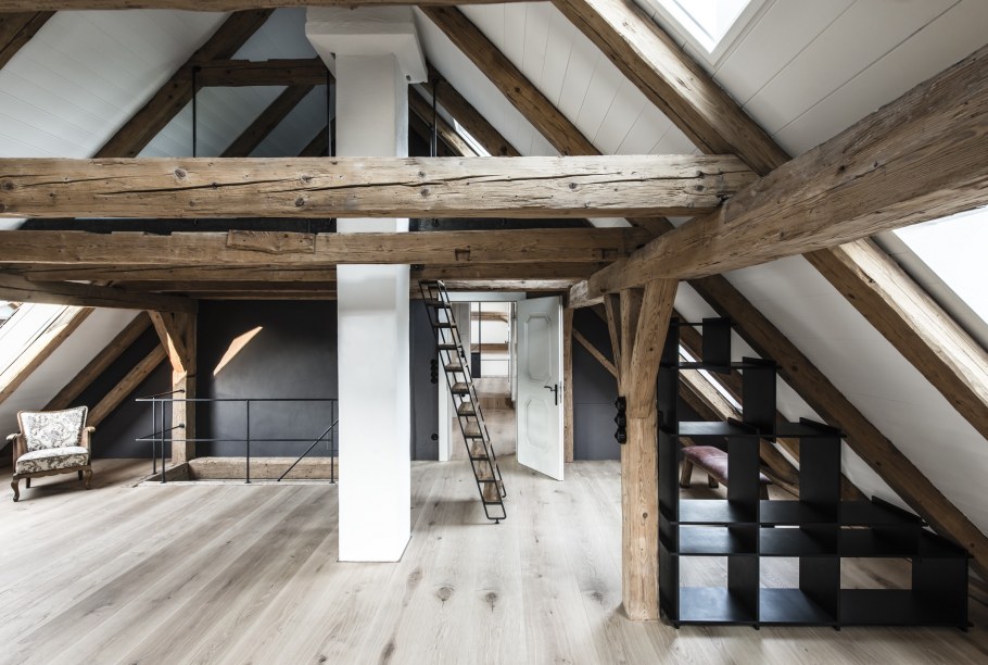 Полумансарда в стиле лофт