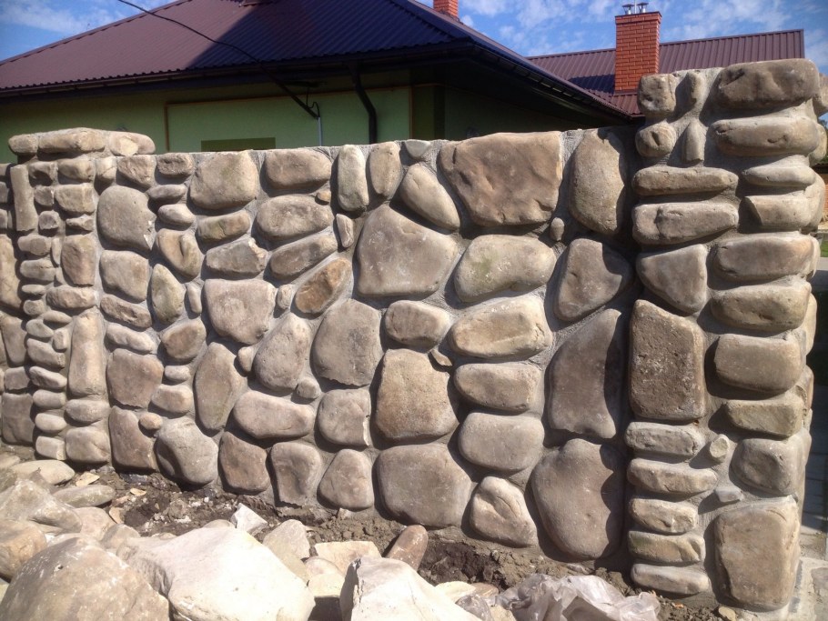 Калитка из артбетона