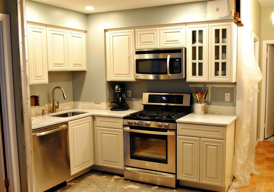 Кухня 6 кв м в классическом стиле