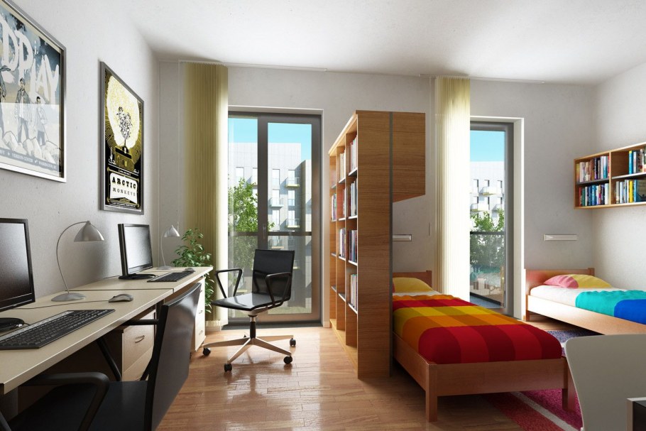 Интерьер общежития