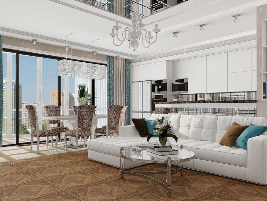 Дизайн визуализация интерьера ЗИЛАРТ