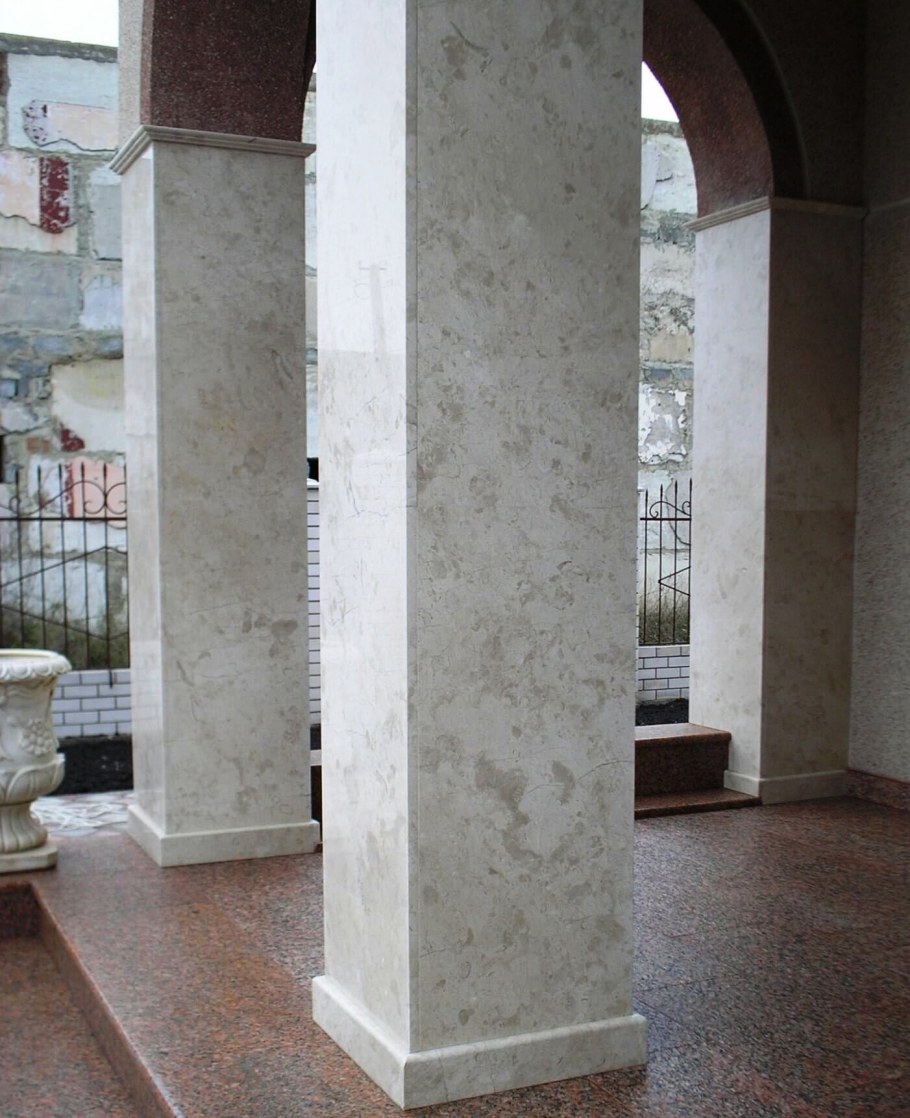 Отделка бетонных колонн