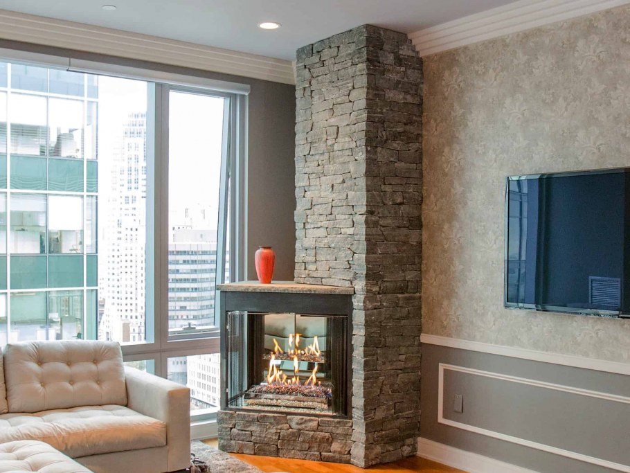 Облицовка колонн искусственным камнем