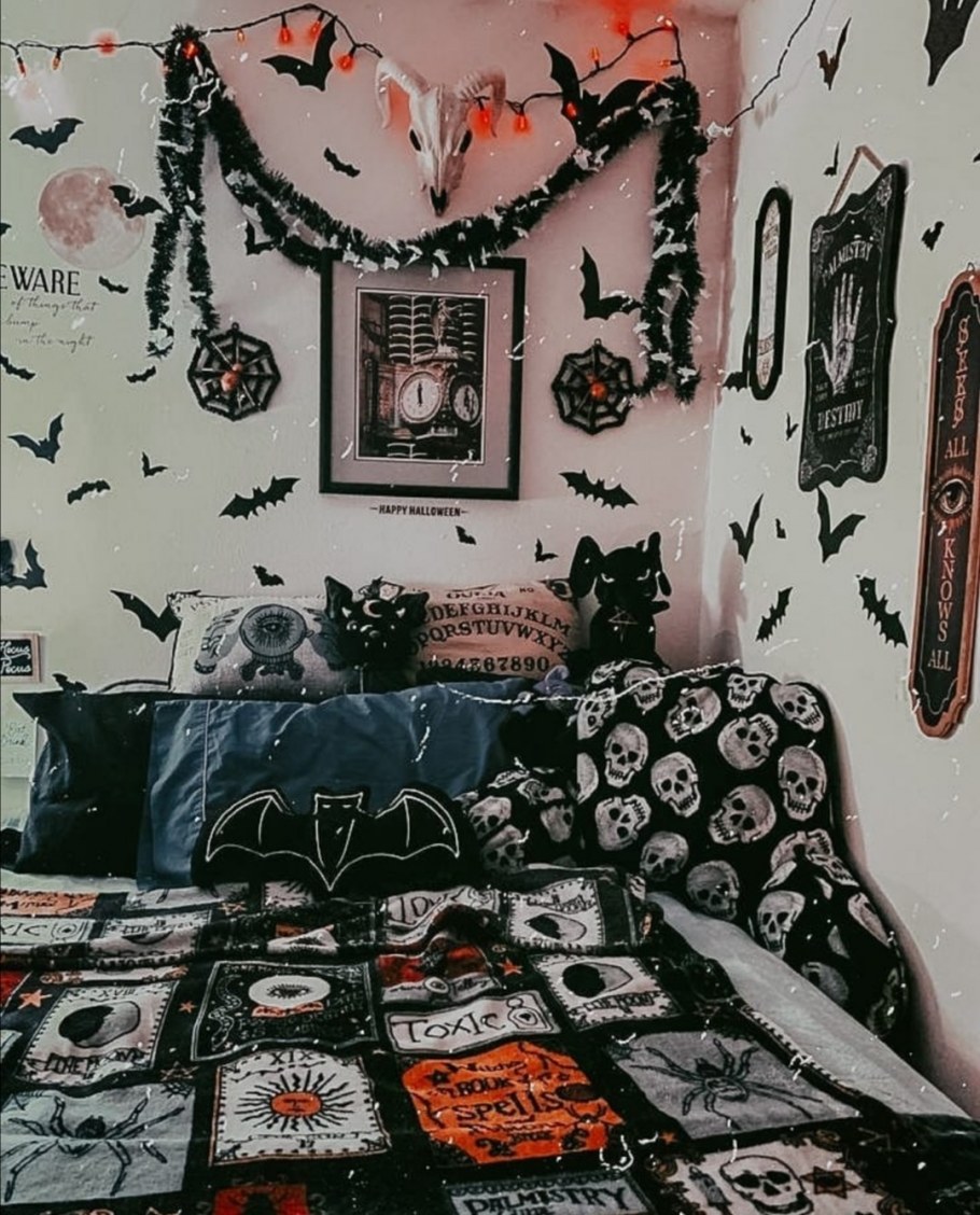 Декор комнаты в готическом стиле