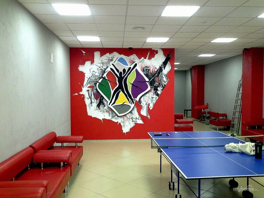 Фитнес центр интерьер