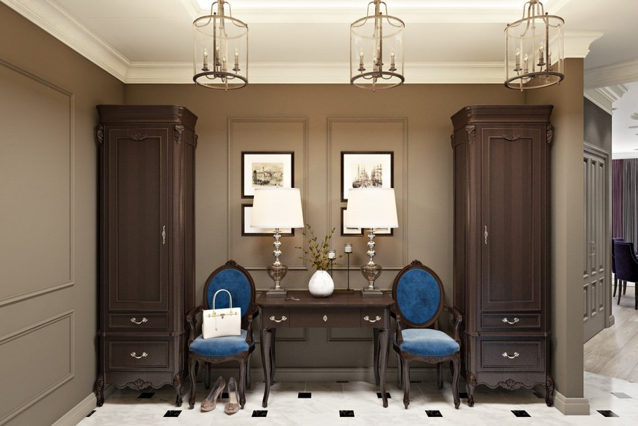 Мебель для прихожей в английском стиле