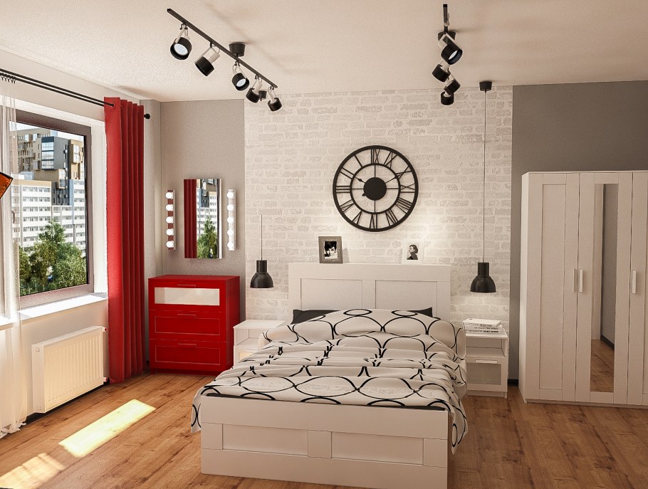 Двухкомнатная квартира в стиле лофт