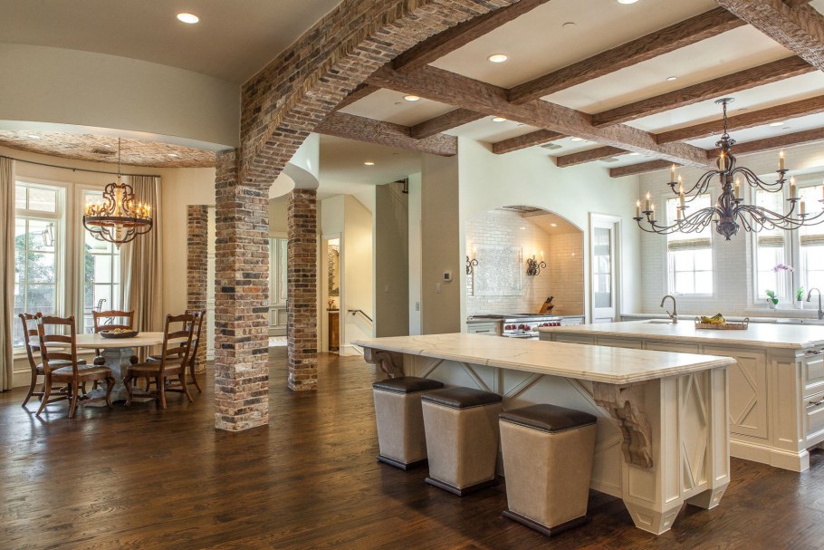 Модный дизайн арка на кухне