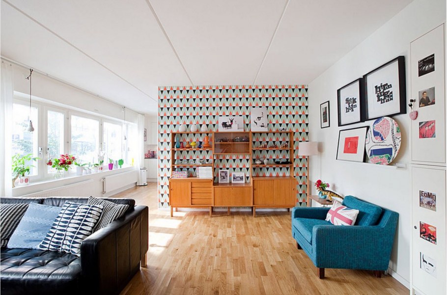 Интерьер в стиле шестидесятых