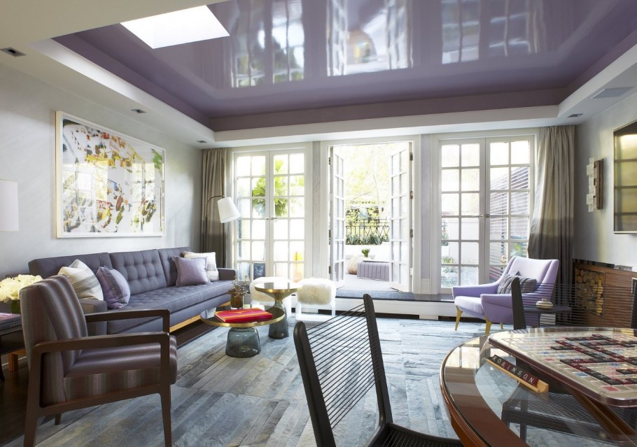 Точечное освещение в гостиной