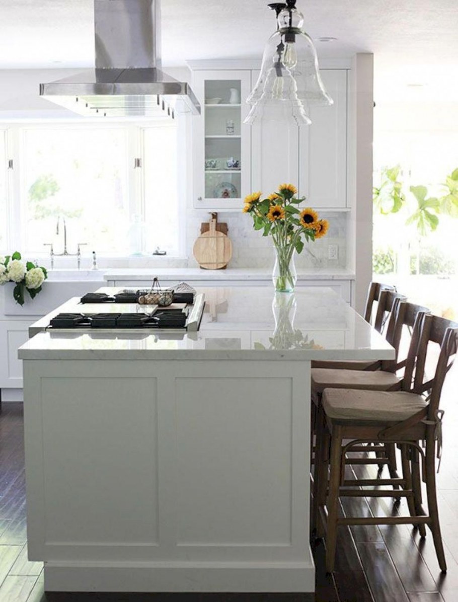 Маленькие кухни с островком