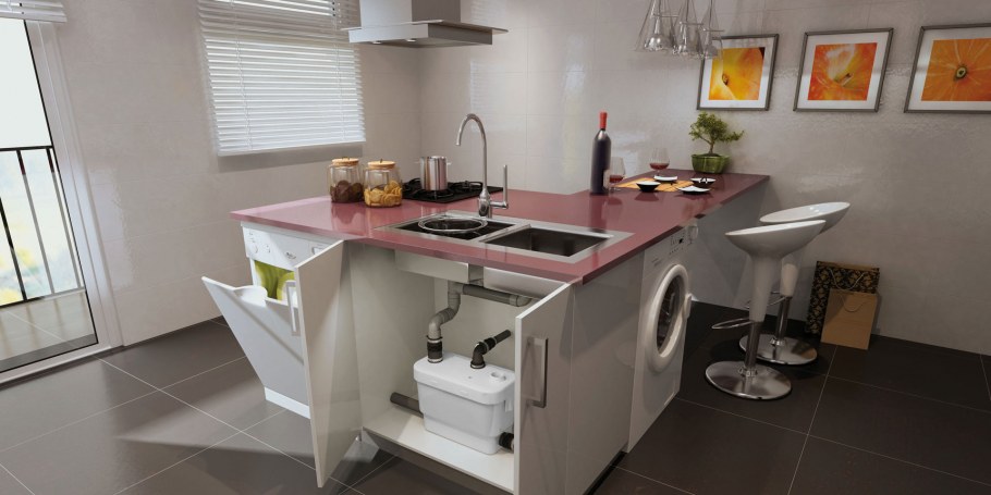 Кухонный островок с раковиной