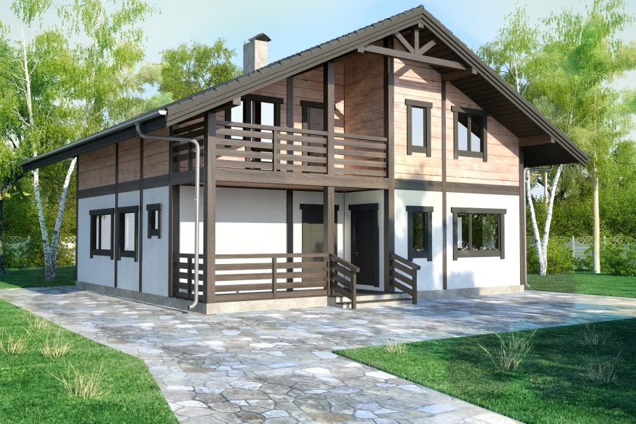 Каркасник фасад фахверк