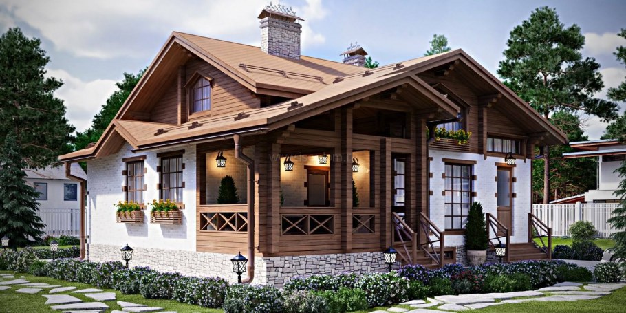 Стиль Шале экстерьер