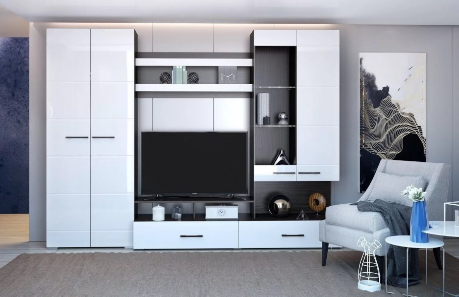 Детская стенка с кроватью