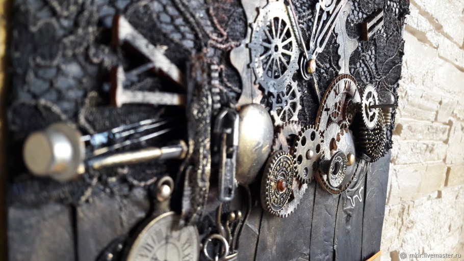 Интерьер стимпанк светлая