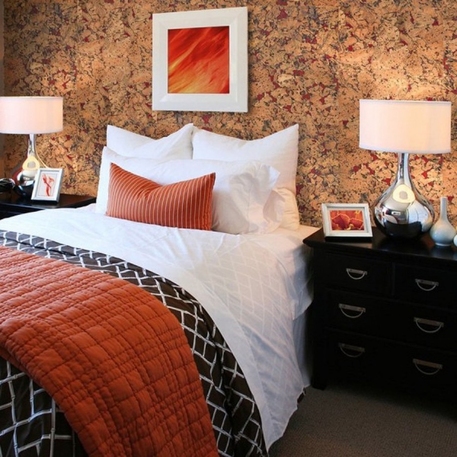 Настенная пробка в интерьере